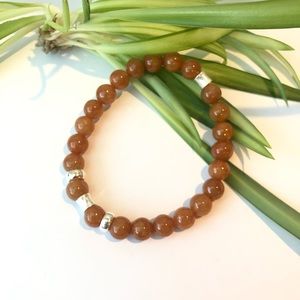 Yellow jade bracelet